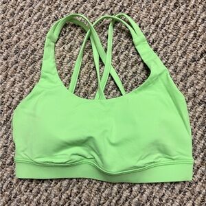 Lululemon Athletica Lime Green Sports Bra